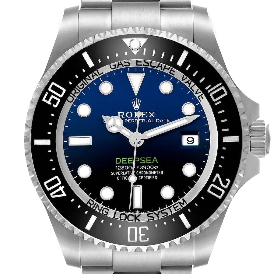 Seadweller Deepsea 44mm Cameron D-Blue Dial Steel Mens Watch 136660