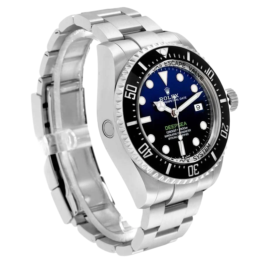 Seadweller Deepsea 44mm Cameron D-Blue Dial Steel Mens Watch 136660