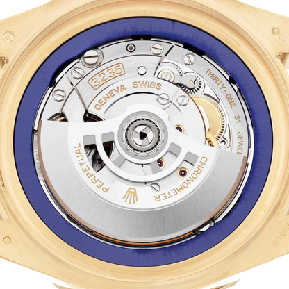 Seadweller Deepsea 44mm Yellow Gold Blue Dial Mens Watch 136668