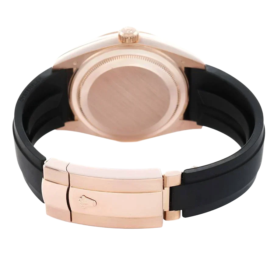 Sky-Dweller 42mm Rose Gold Chocolate Brown Dial Mens Watch 326235