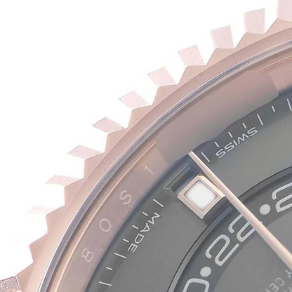 Sky-Dweller 42mm Rose Gold Slate Dial Mens Watch 326935