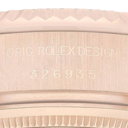 Sky-Dweller 42mm  Rose Gold Sundust Dial Mens Watch 326935