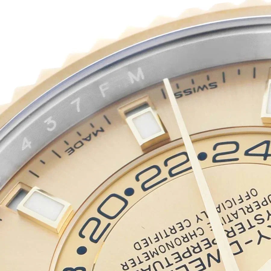 Sky Dweller 42mm Steel Yellow Gold Dial Mens Watch 326933