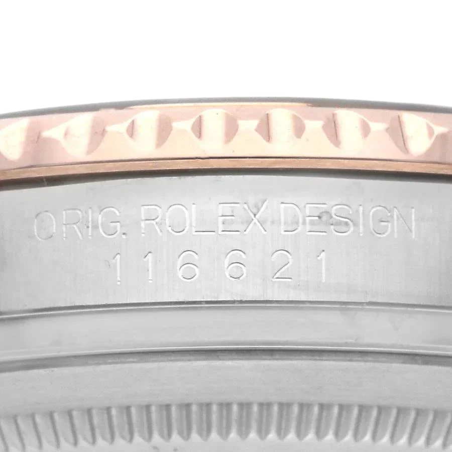 Yachtmaster 40 Rose Gold Steel Brown Dial Mens Watch 116621