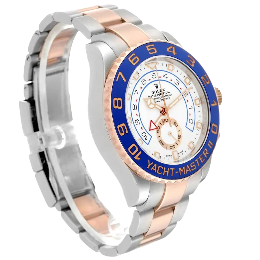 Yachtmaster II 44mm Steel Rose Gold Mens Watch 116681