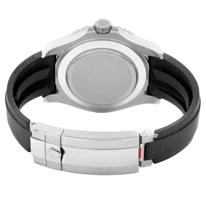 Yachtmaster 42mm White Gold Oysterflex Bracelet Mens Watch 226659
