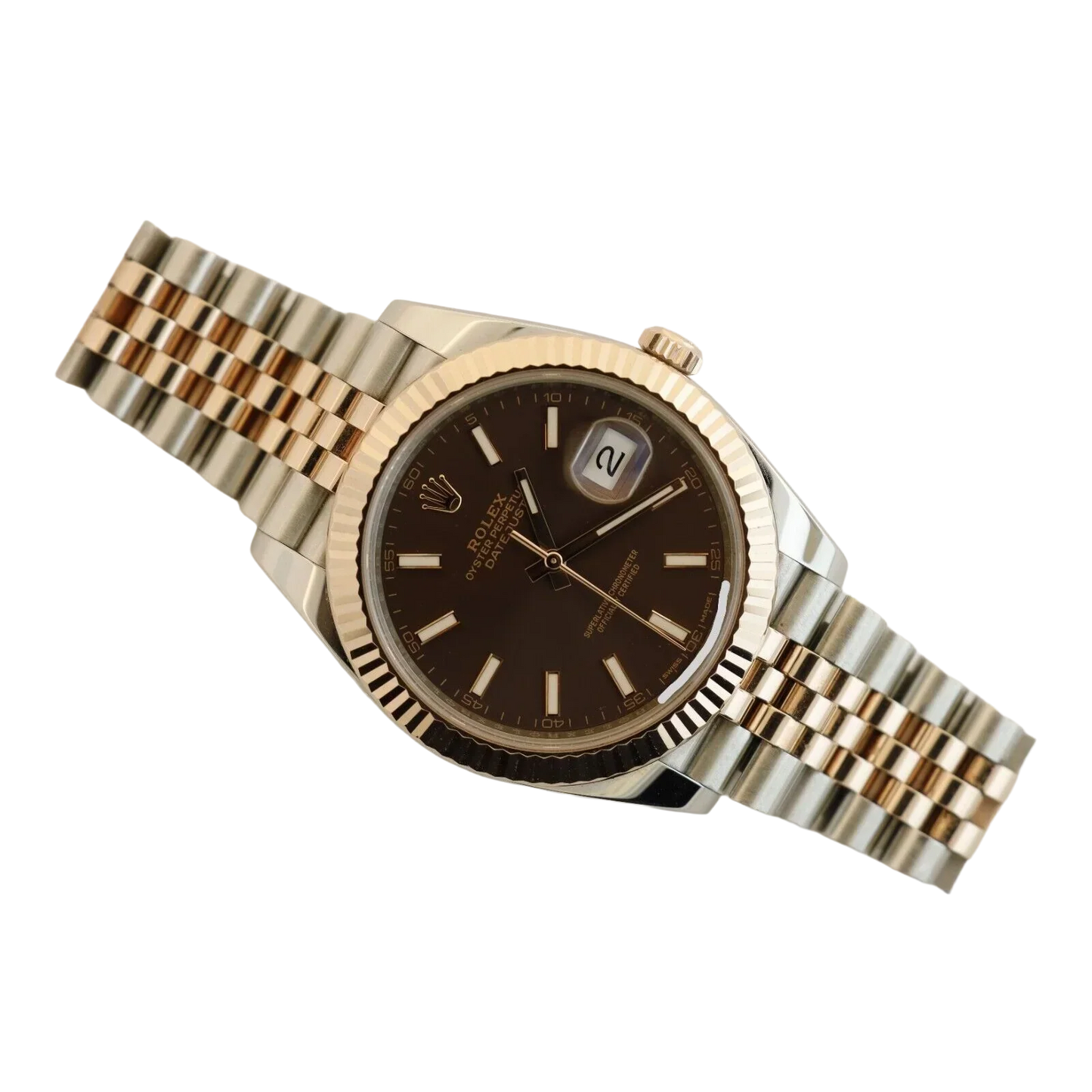 Datejust 41mm Steel & Everose Gold Chocolate 126331-0002
