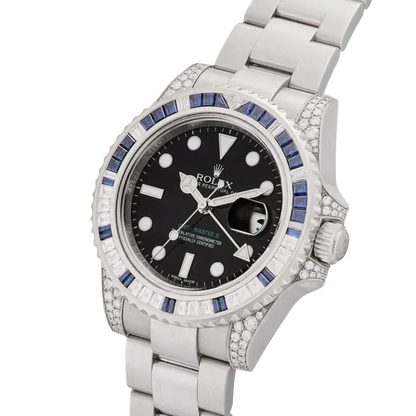 GMT-Master II, Reference 116759SA White Gold Diamond And Sapphire