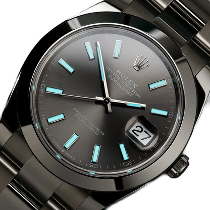 Datejust Oyster 41 mm Oystersteel Grey Dial 126300-0007