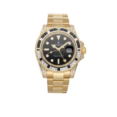 Rolex GMT-Master II 116758SA Yellow Gold Oyster Bracelet 40mm